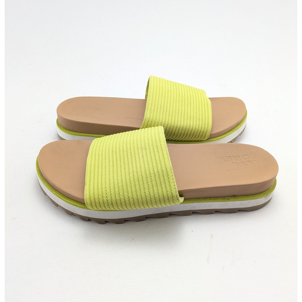 Womens Sorel Roaming Easy Slide Bolt Gum Slip On Sandals LL6026-700 Size 9.5